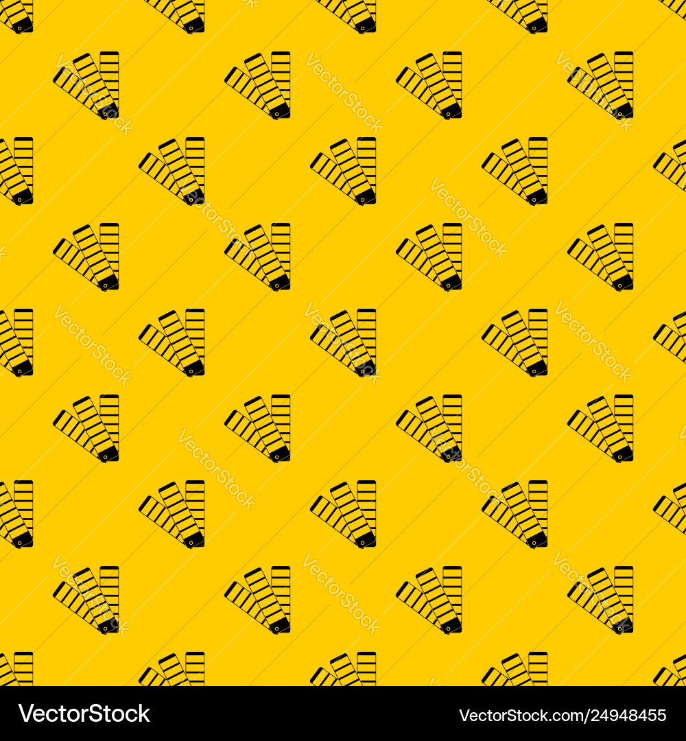 Paint color selection booklet pattern Vector Image