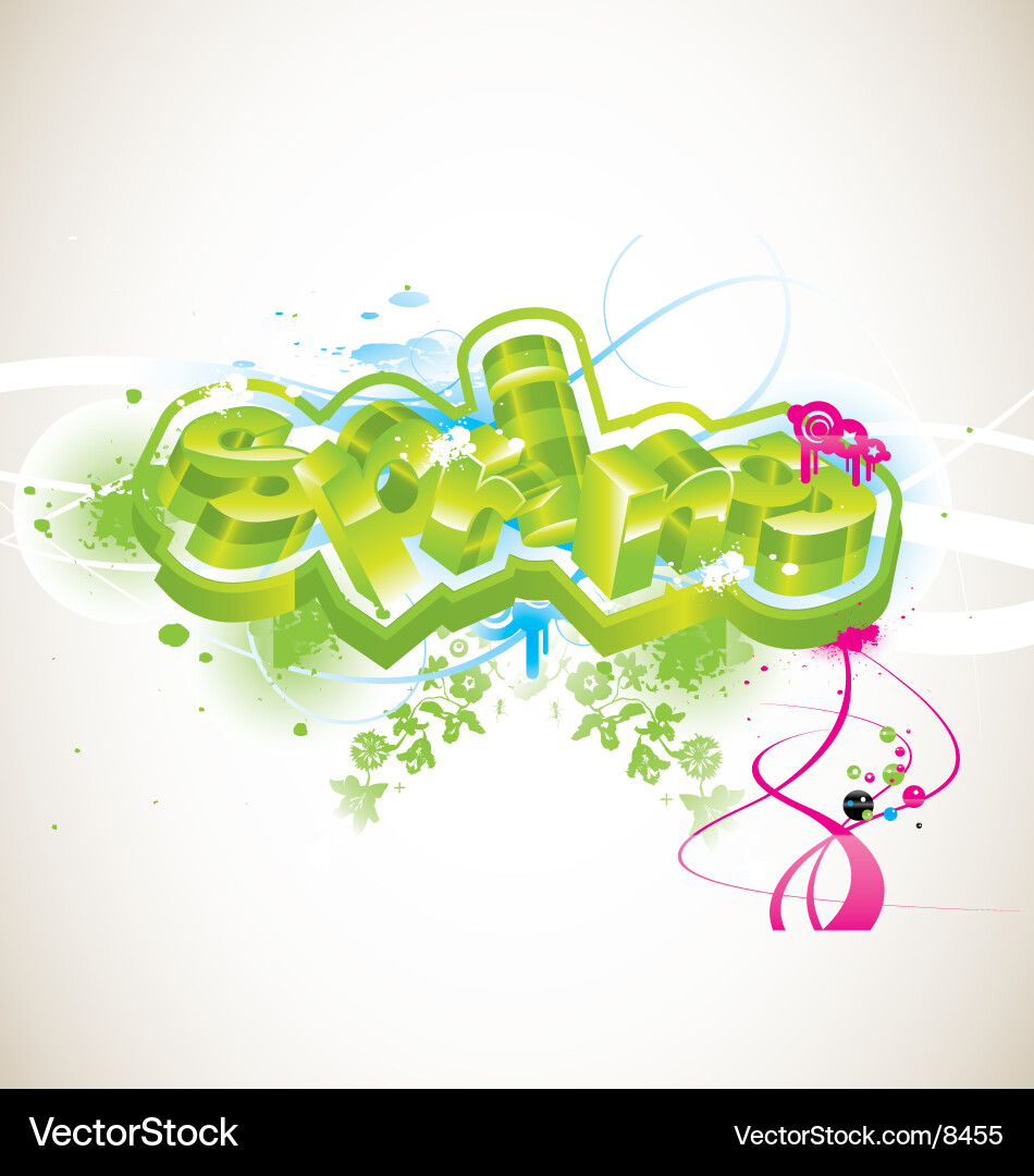 Springtime Bloom vector image