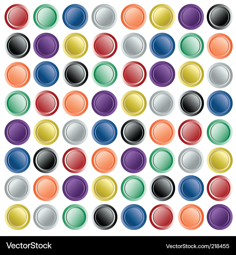 Web buttons on paper Vector Image