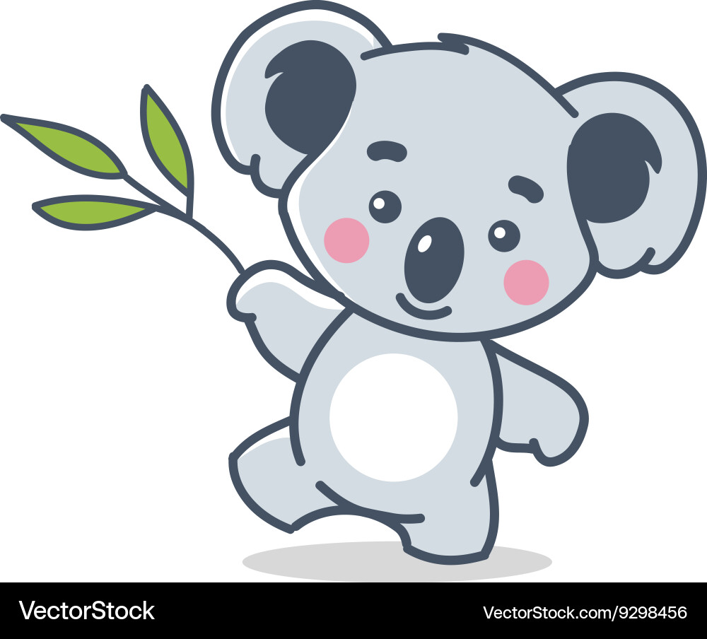 Funny koala Royalty Free Vector Image - VectorStock