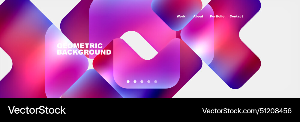 Square internet web page design template Square internet web page design template Vector Image