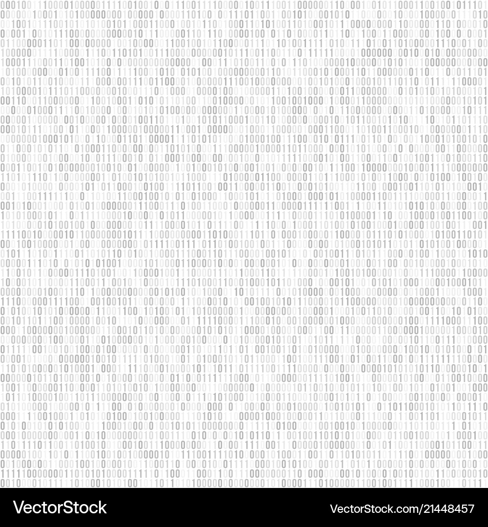 Hintergrund des Binärcodes - Zahlen Eins und Null vektorbild