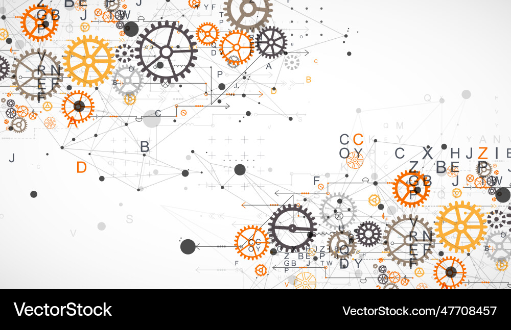 Technological Abstract Background vector image