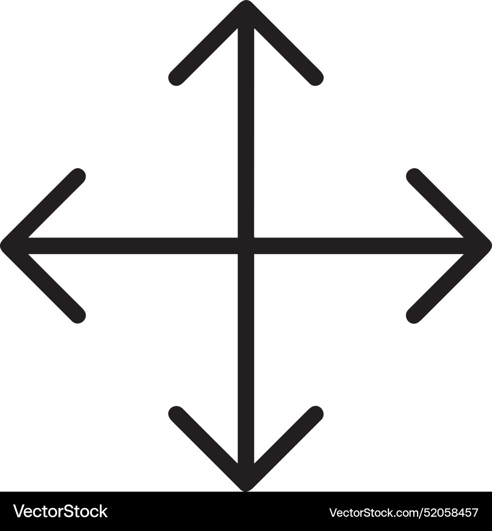 Upload outline icon symbol image Vector Image