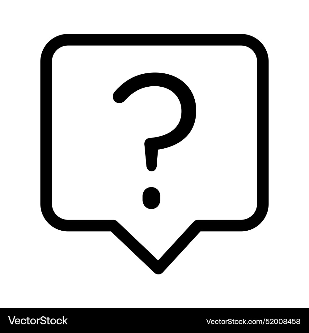 Help question icon ideal for support and faqs Help question icon ideal for support and faqs Vector Image