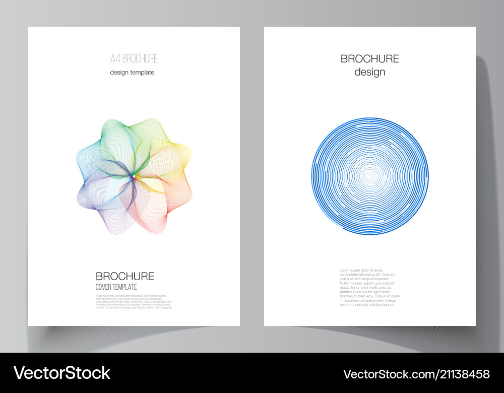 The layout of a4 format The layout of a4 format vector image