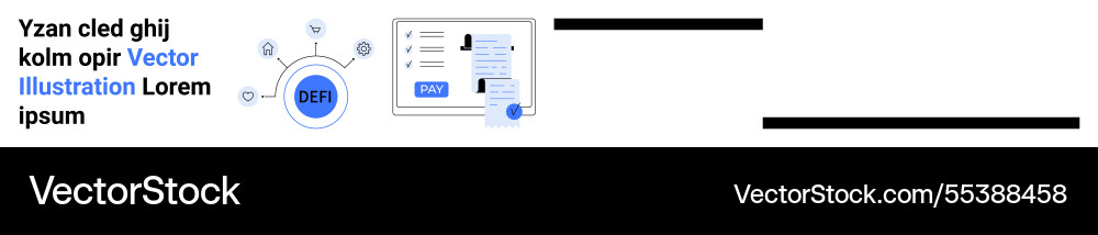User interface elements with login form User interface elements with login form vector image