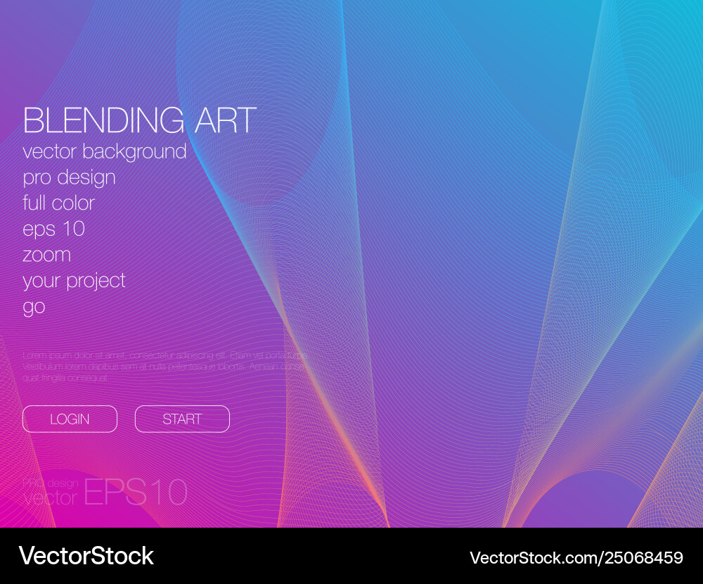 Abstract blend background template for web site Abstract blend background template for web site vector image