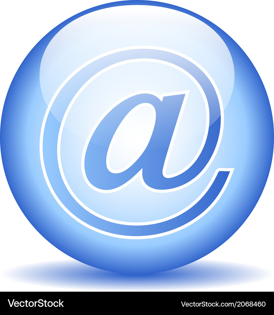 Email button Vector Image