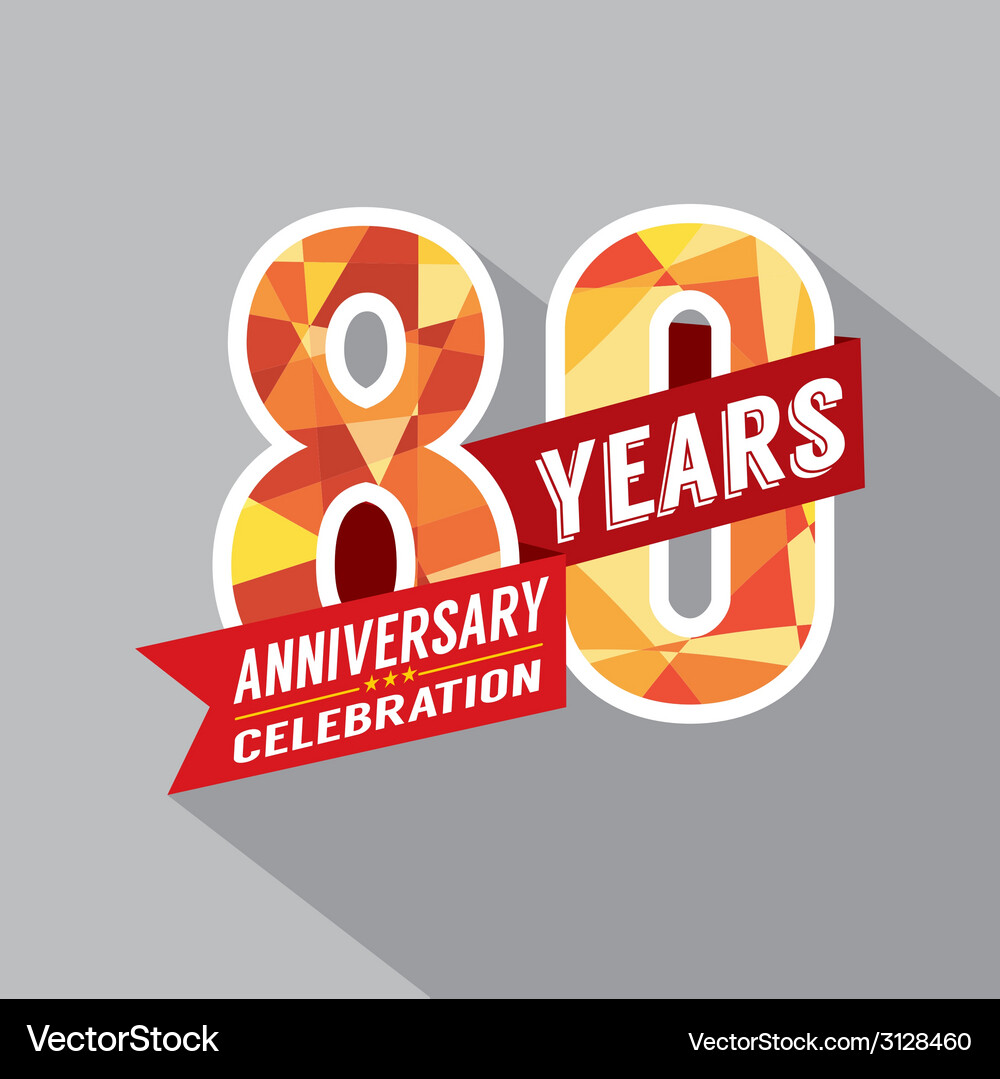 Golden Anniversary Celebration Vector Image