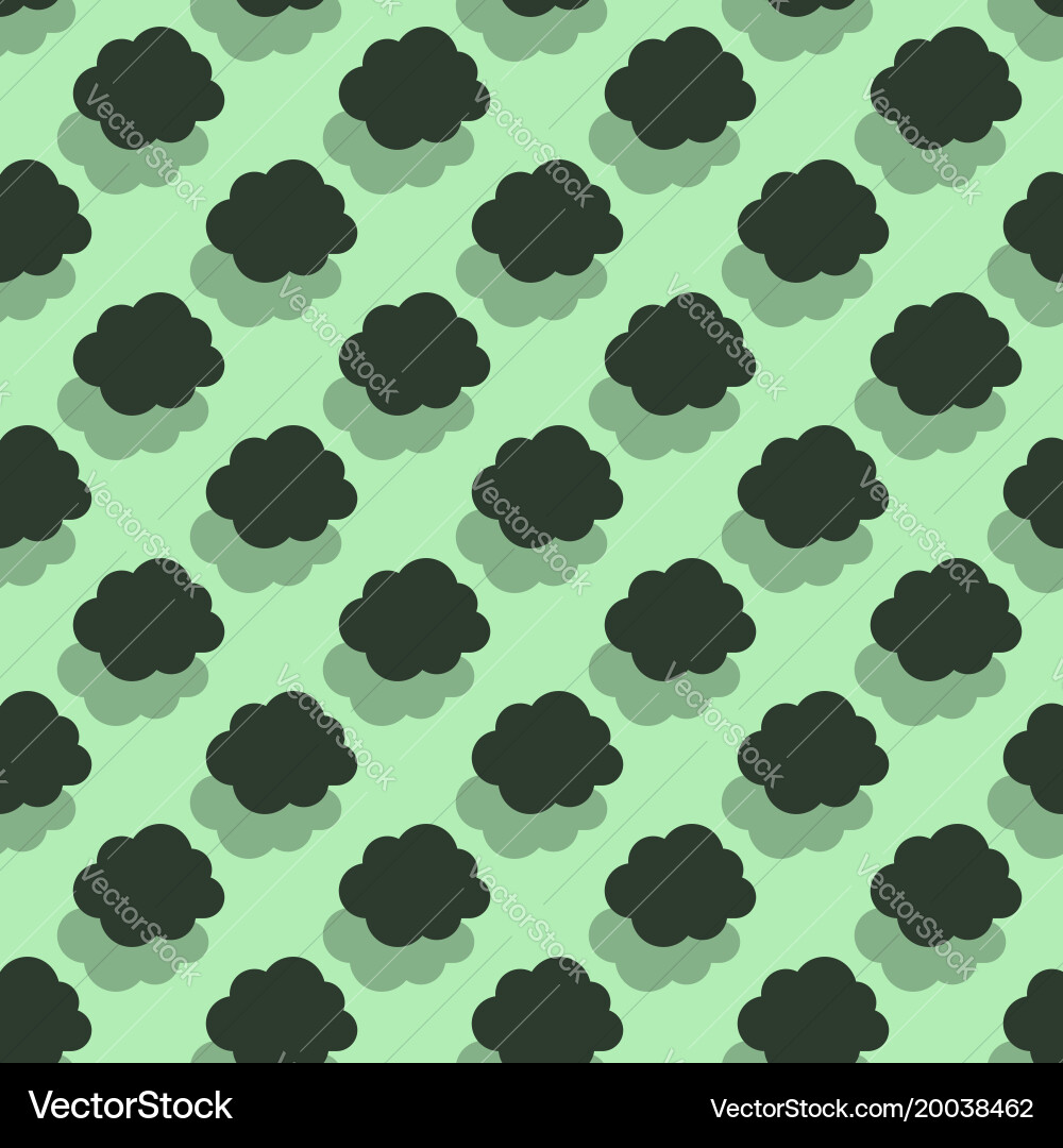 Clouds weather seamless pattern background Vector Image