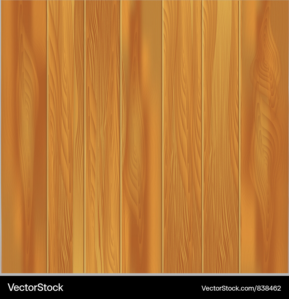 Warm Wood Planks Background vector image