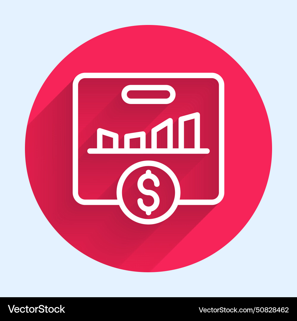 White line kpi - key performance indicator icon White line kpi - key performance indicator icon vector image