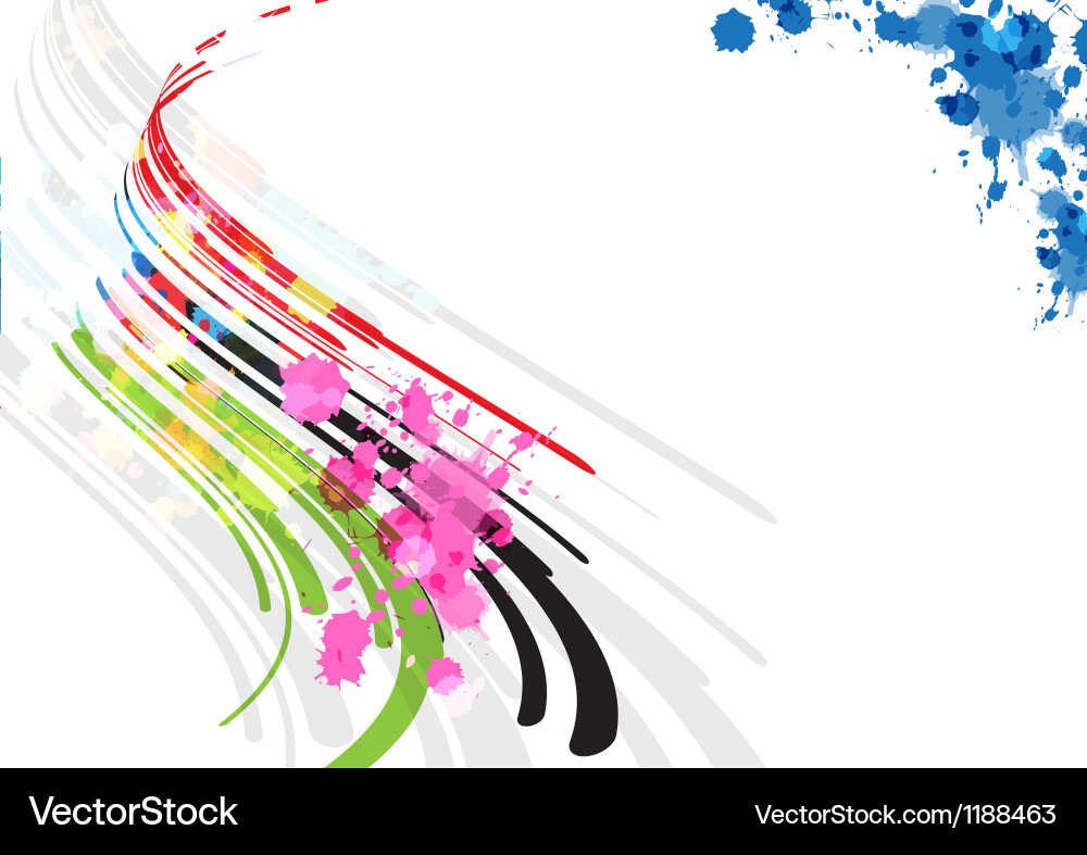 Colorful Stripe Background Vector Image