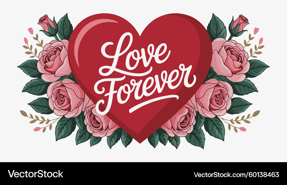 Romantic Heart Rose T-Shirt – Royalty-Free Vector | VectorStock