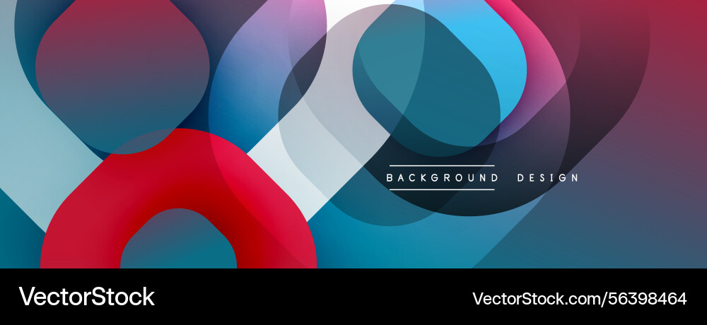 Abstract composition overlapping circles create Abstract composition overlapping circles create Vector Image