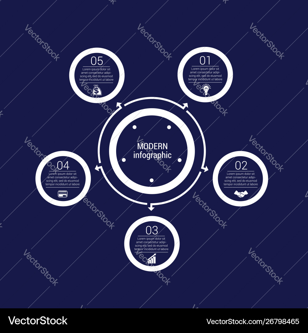 Monochrome circles in a circle pattern Monochrome circles in a circle pattern vector image
