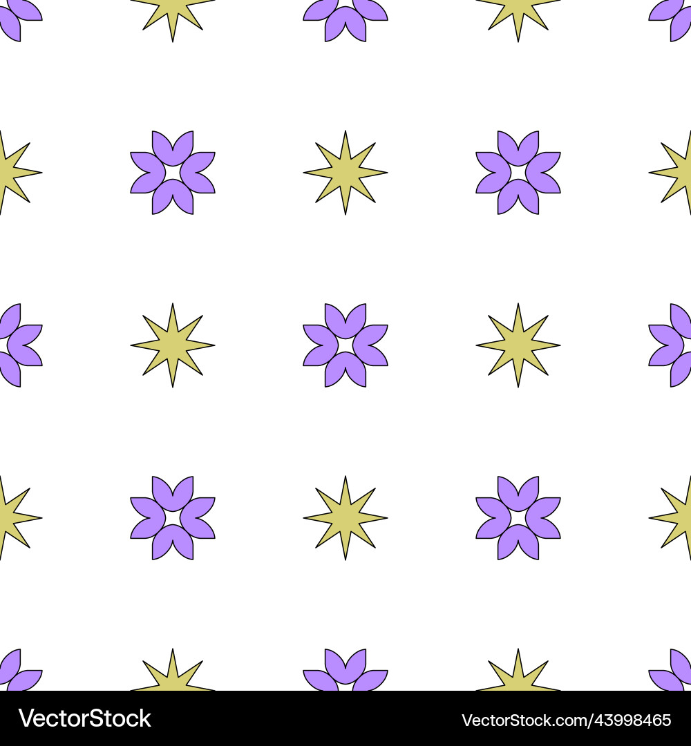 Seamless pattern with abstract colorful Seamless pattern with abstract colorful vector image