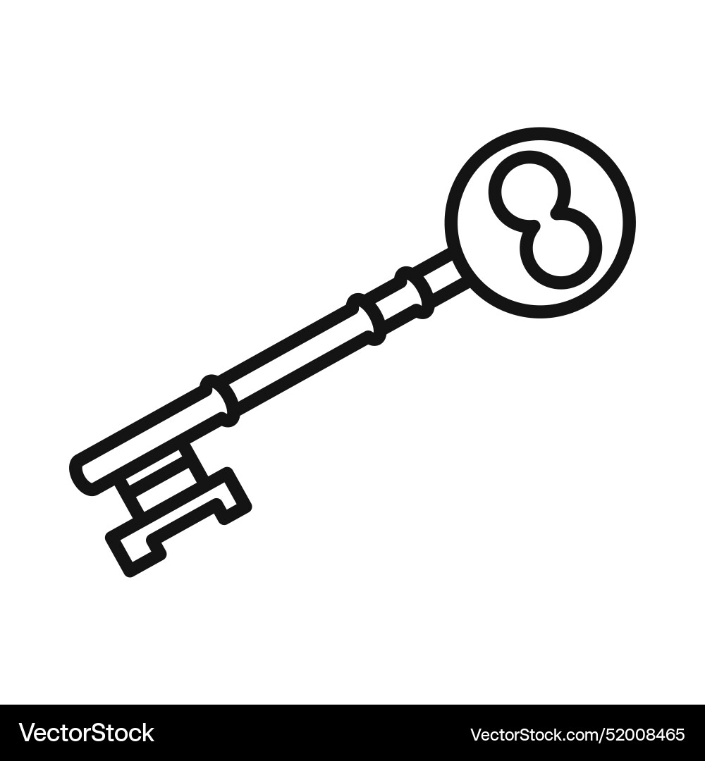 Sicheres digitales Schlüsselsymbol ideal für die Authentifizierung Sicheres digitales Schlüsselsymbol ideal für die Authentifizierung vektorbild