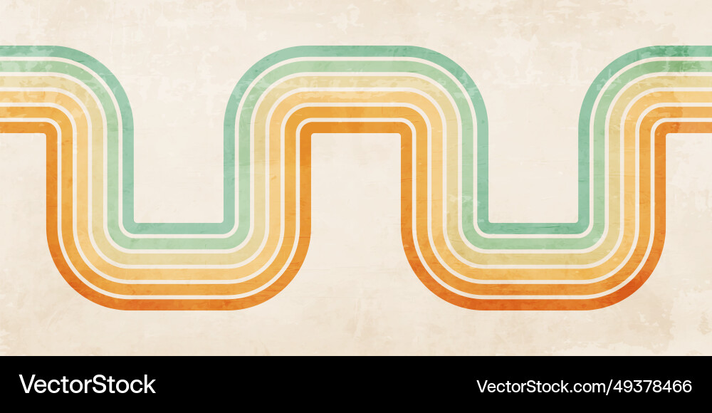 Abstract background of color lines in 70s retro Abstract background of color lines in 70s retro vector image