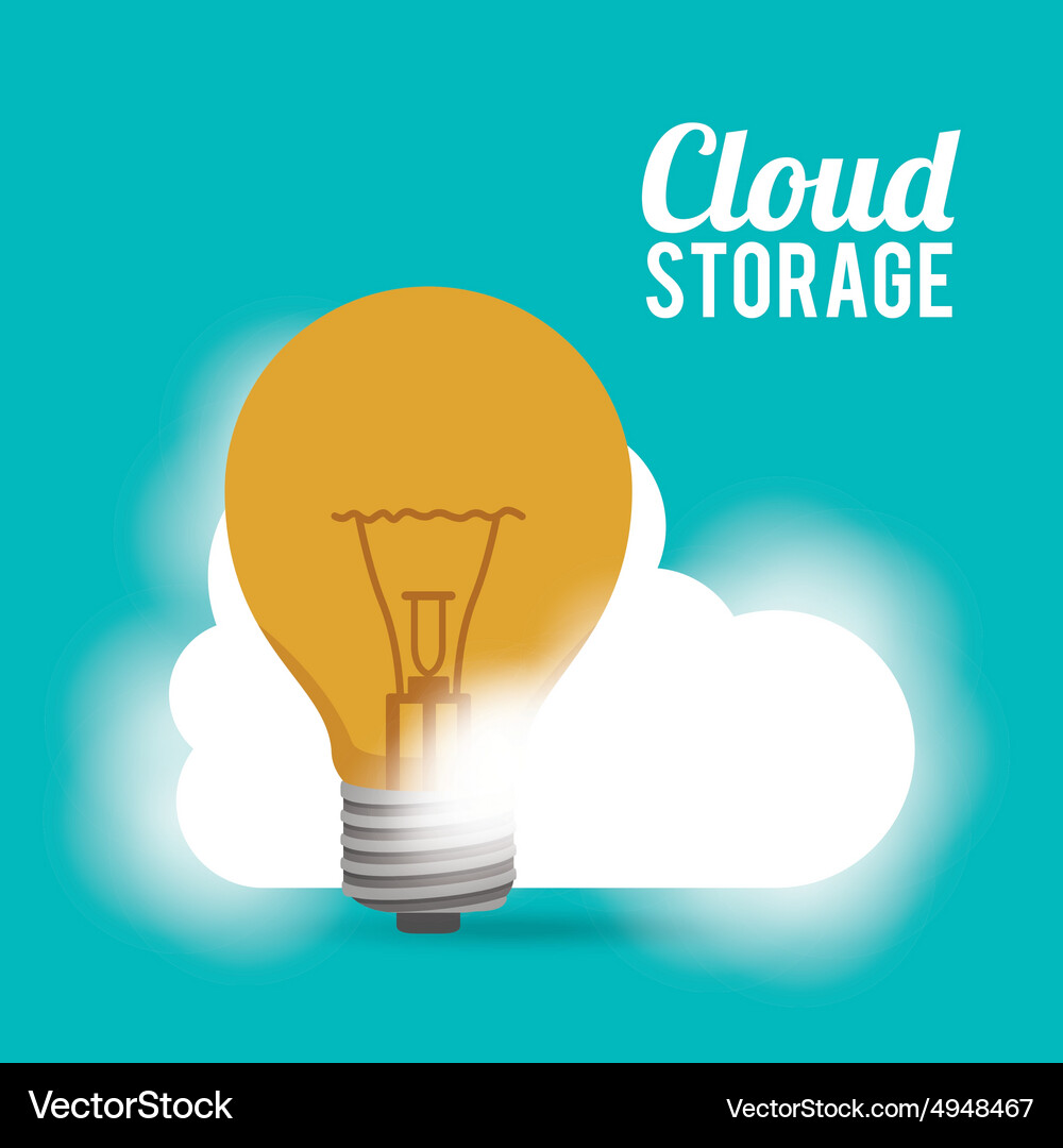 Cloud computing Vector Image