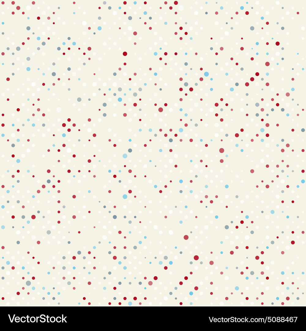 Retro Dotted Pattern Background vector image