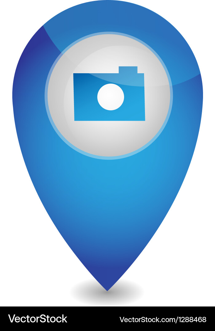 Camera Pointer Icon vector image