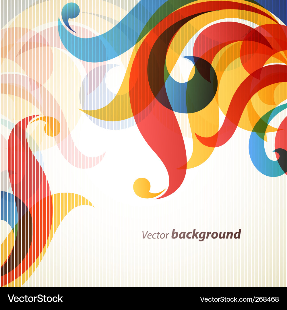 Colorful Abstract Background Vector Image