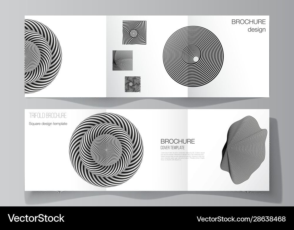Minimal editable layout square format Minimal editable layout square format vector image