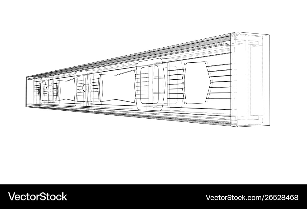 Outline building level Vector Image