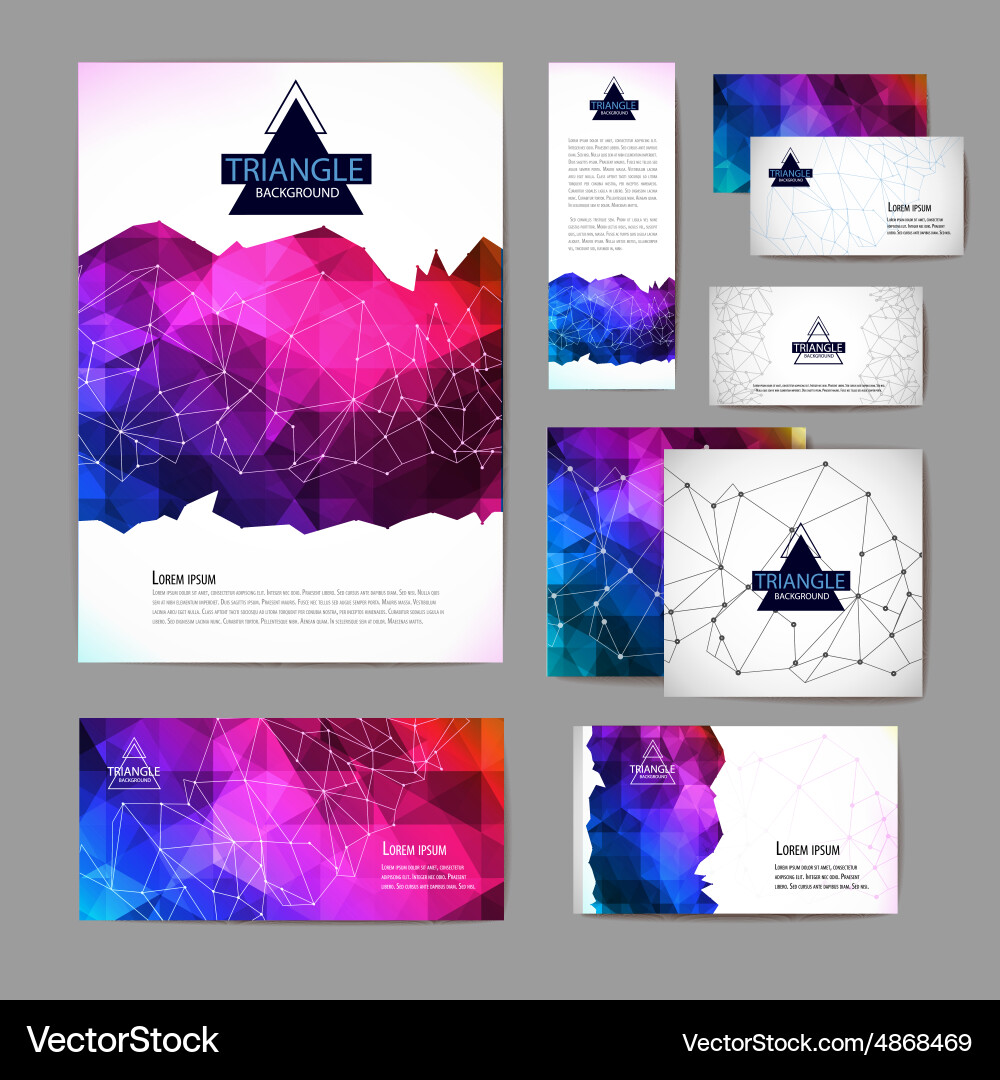 Abstract triangle background Vector Image