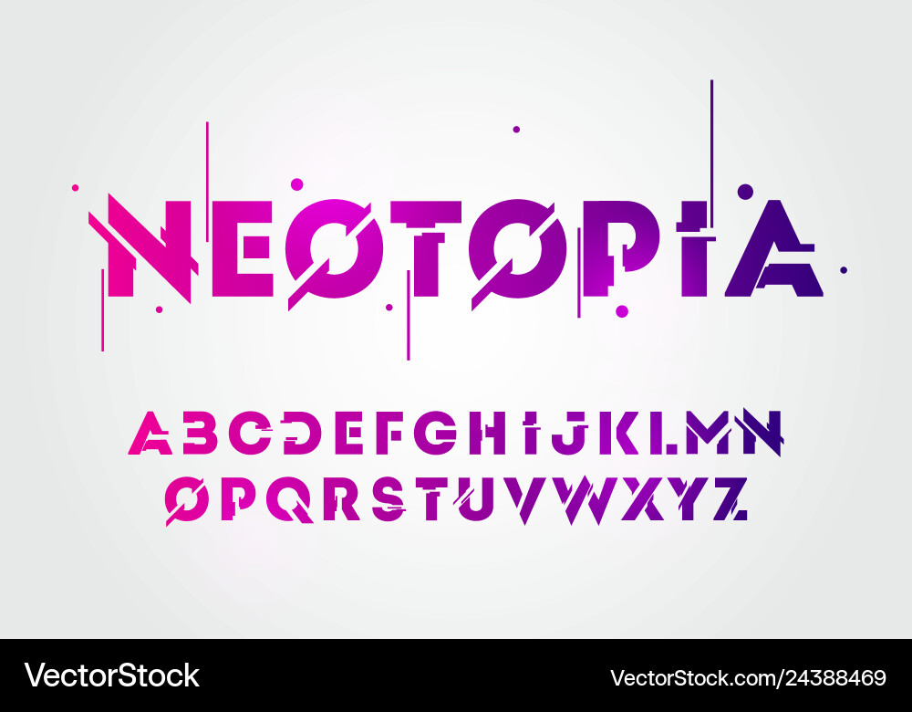Fonts Technology Font Vector Images (over 510,000)