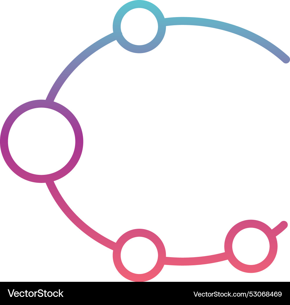 Support line gradient design Vector Image