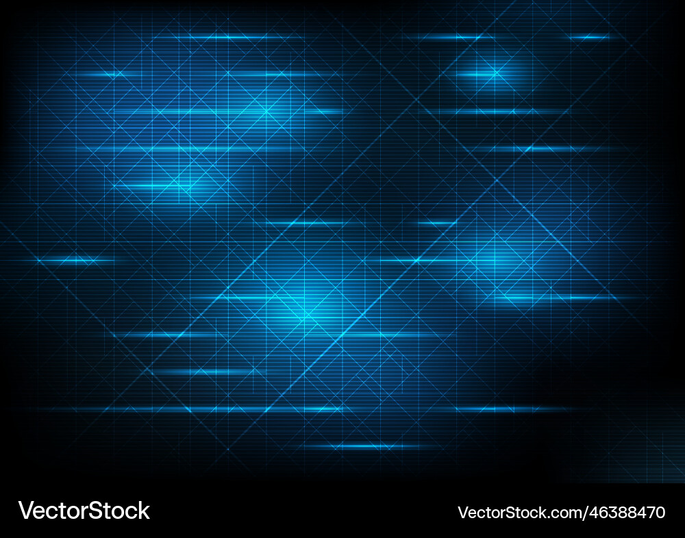 Abstract blue lights technology backgrounds Vector Image