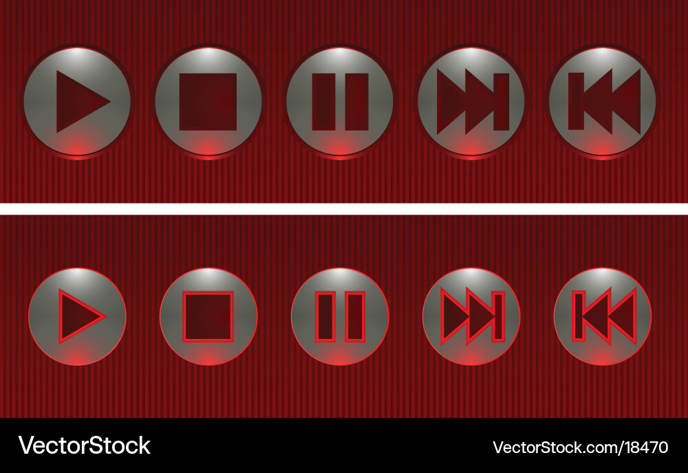 Onoff buttons Vector Image