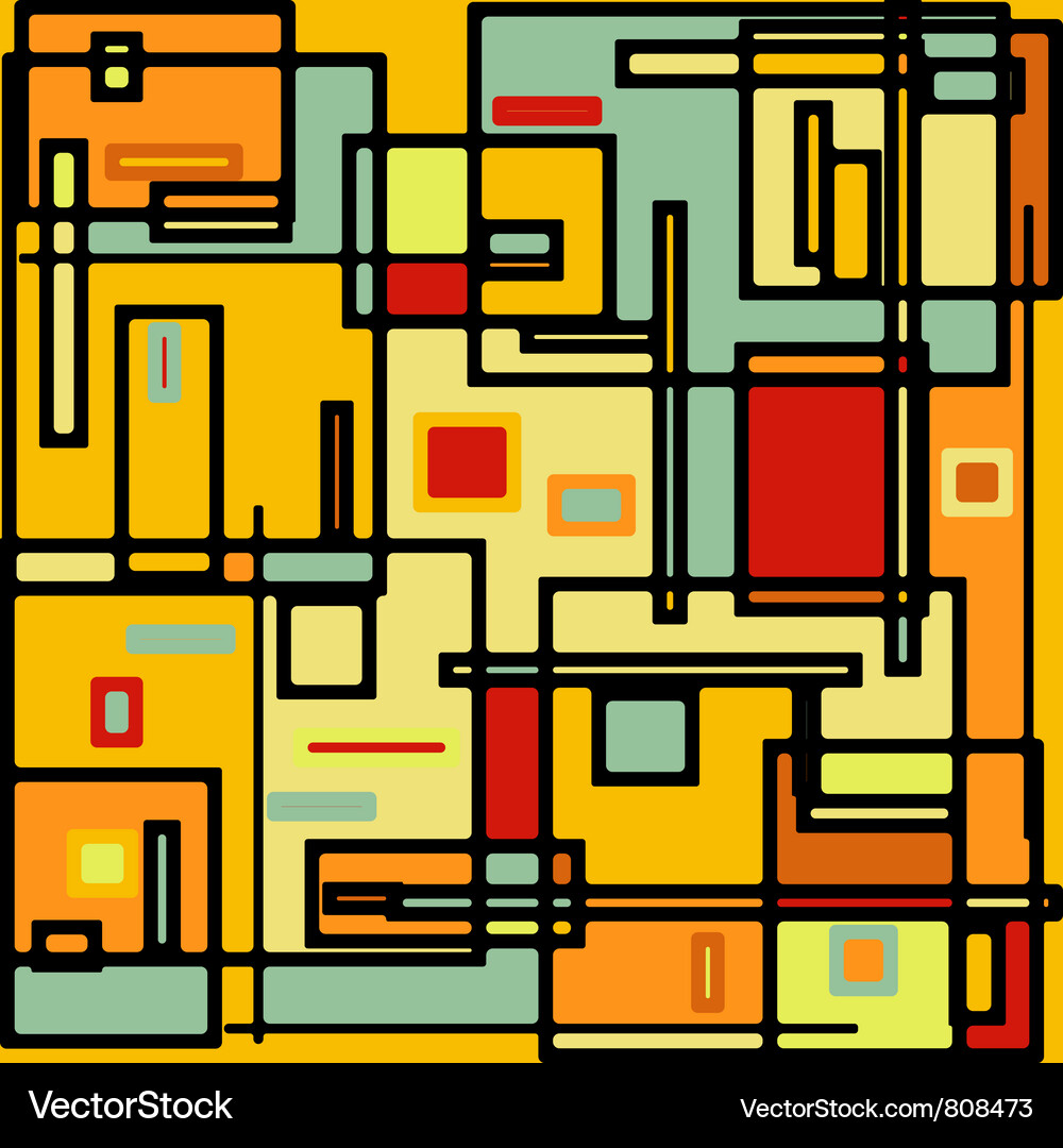 Modern Geometric Pattern Vector Image