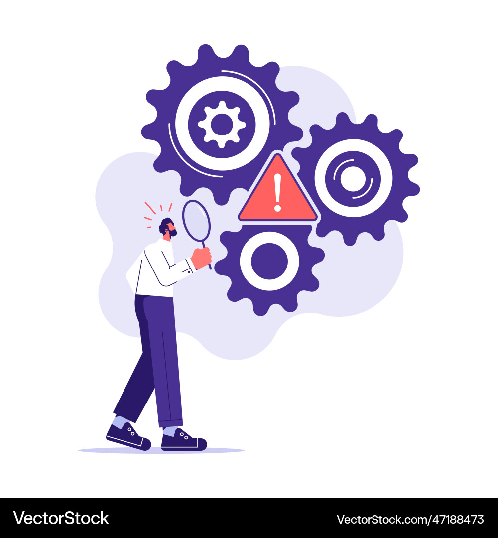 Problem Solving & Analysis vector image