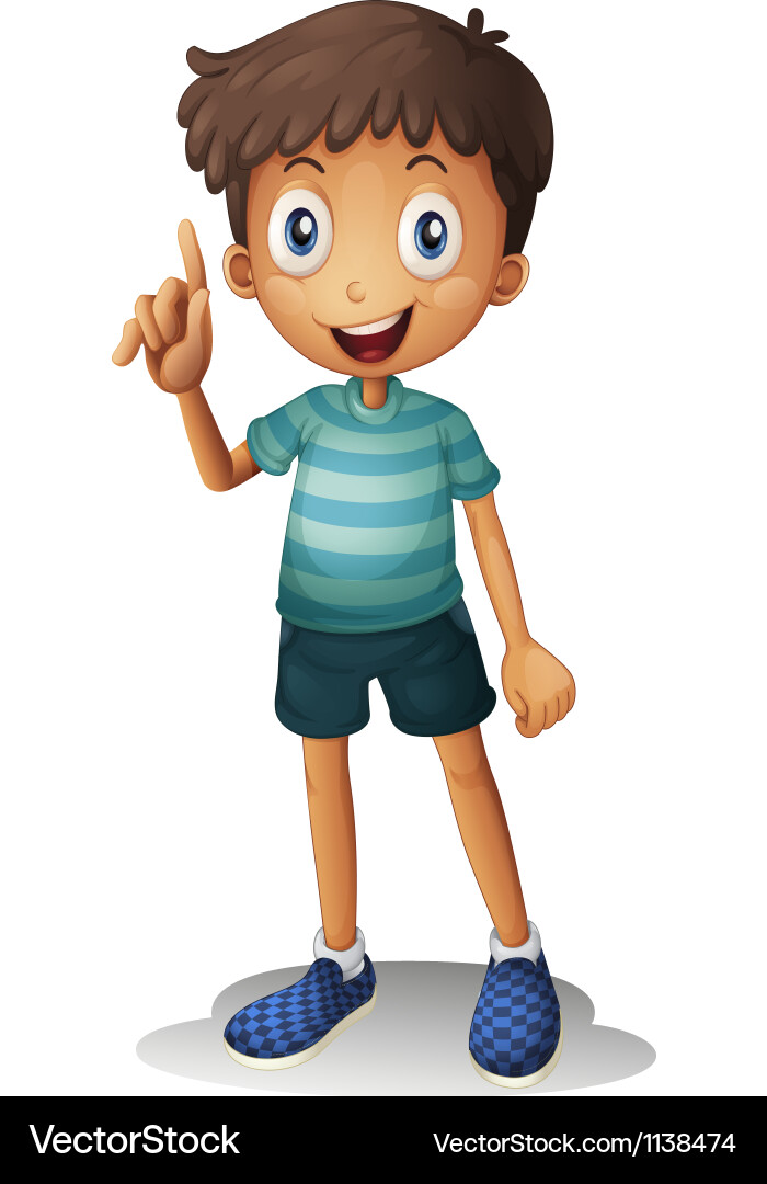 A boy Royalty Free Vector Image - VectorStock