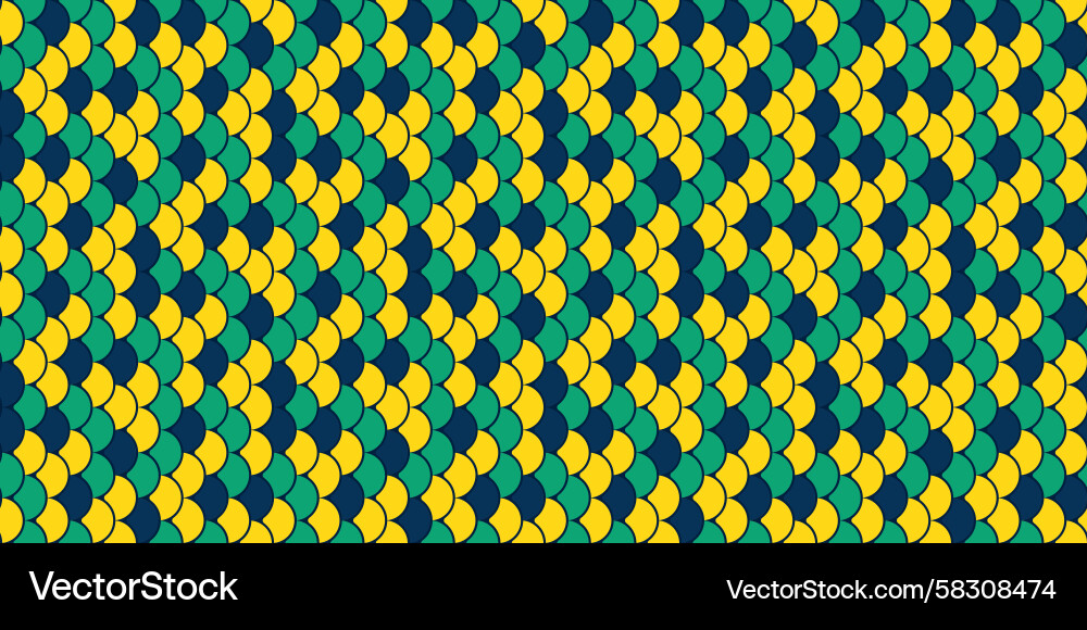 Overlapping Geometric Pattern Vector Image