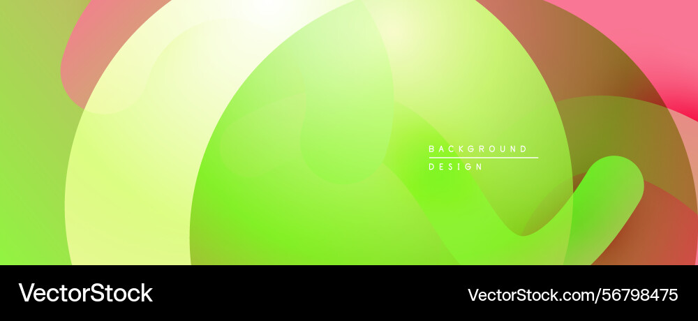 Abstract vibrant background overlapping shapes Abstract vibrant background overlapping shapes Vector Image