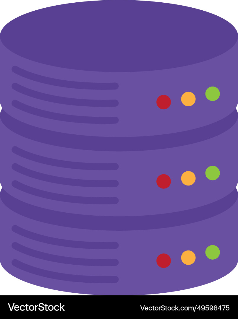 Database server Vector Image