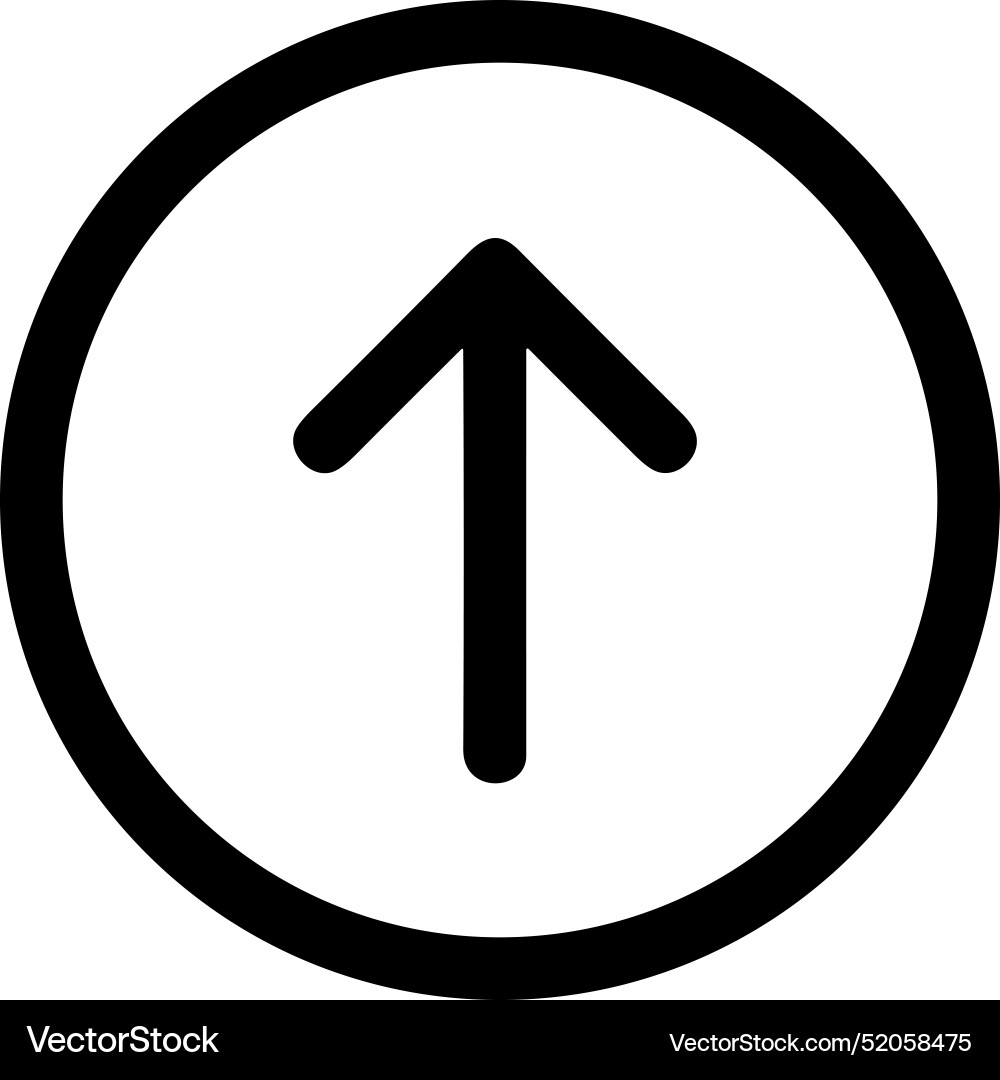 Upload outline icon symbol image Upload outline icon symbol image Vector Image