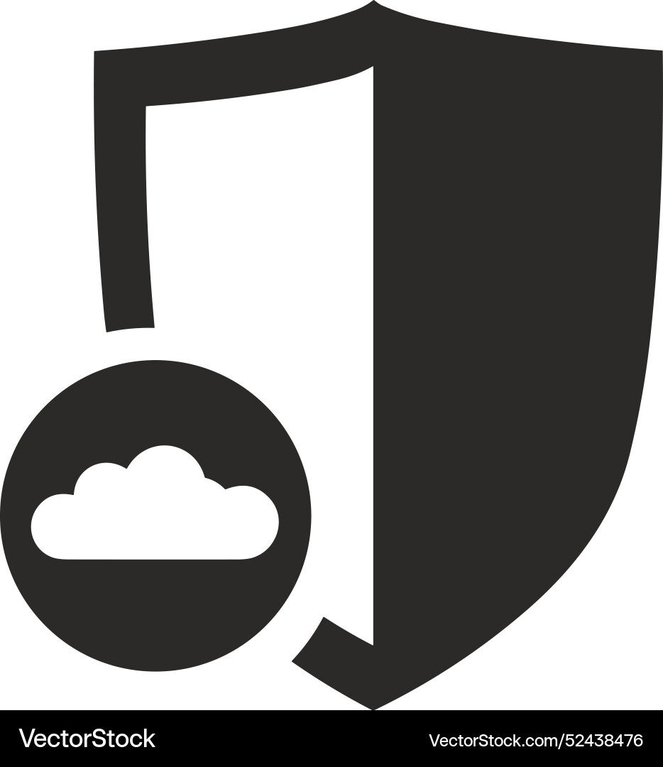 Cloud storage icon symbol image of the database Vector Image