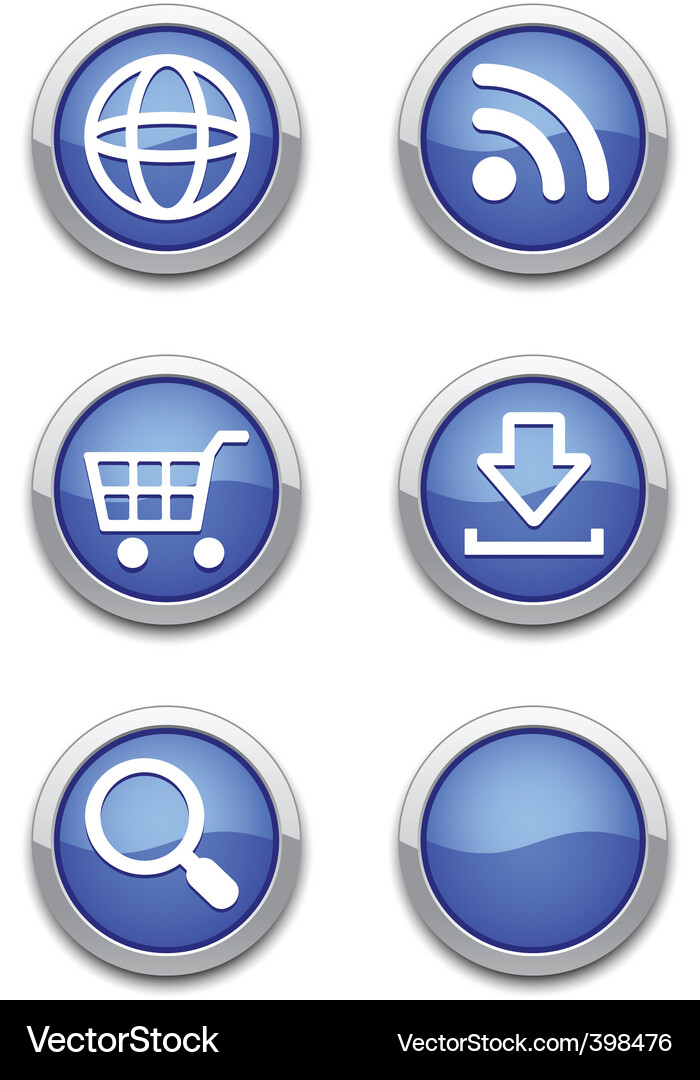 Web icons Vector Image