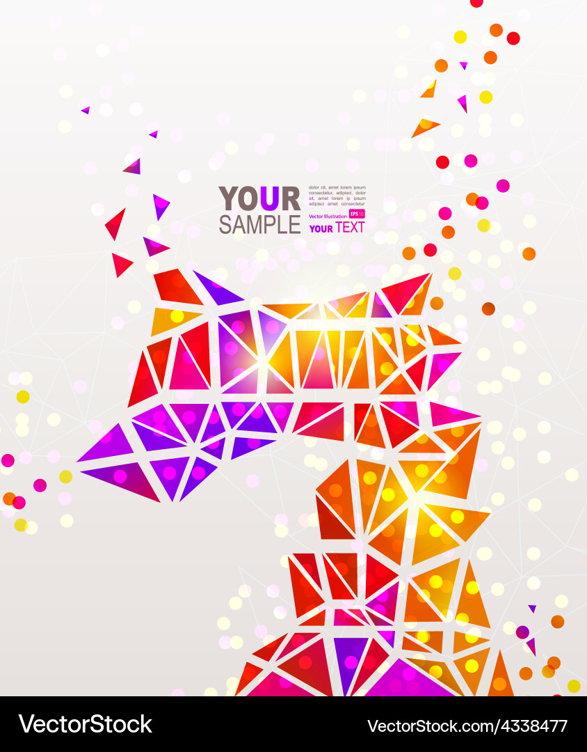 Abstract background design vector image