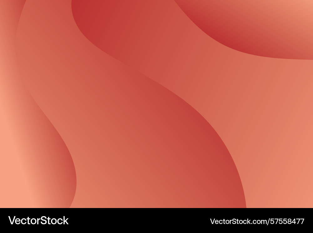 Abstract coral background with smooth gradient cur Abstract coral background with smooth gradient cur vector image