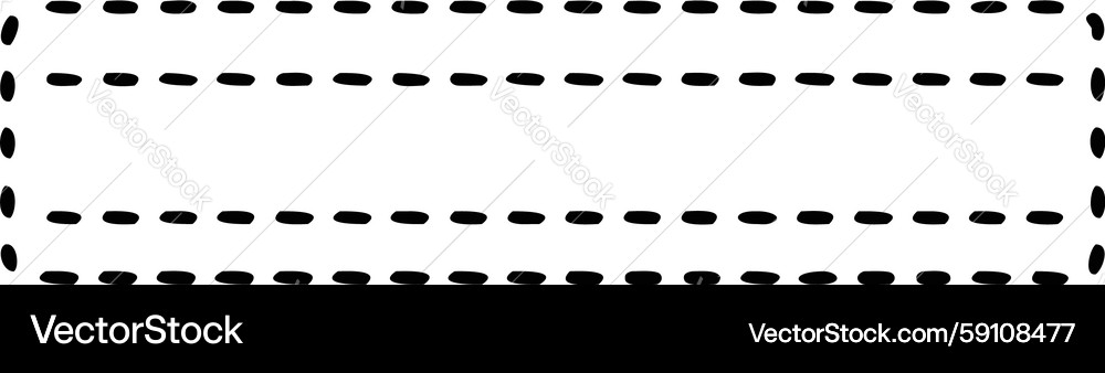 Dotted Rectangle Frame – Royalty-Free Vector | VectorStock