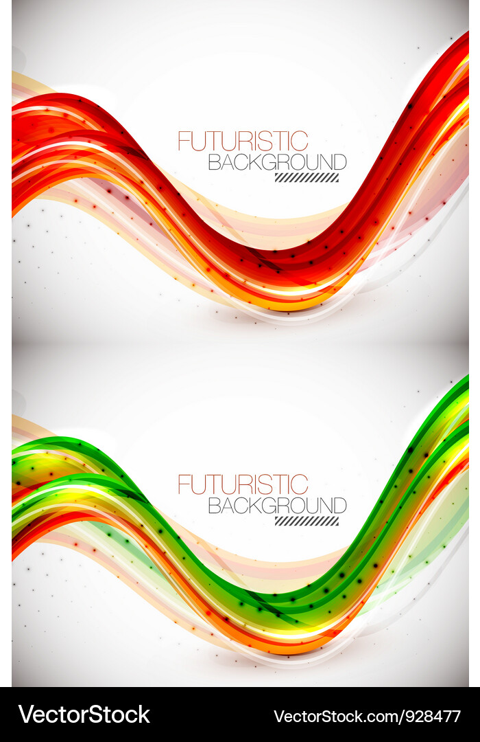 Dynamic Wave Background Vector Image
