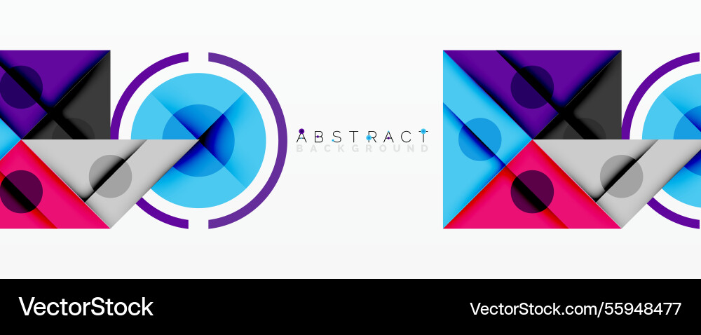 Geometric abstract design with layered triangles Geometric abstract design with layered triangles Vector Image