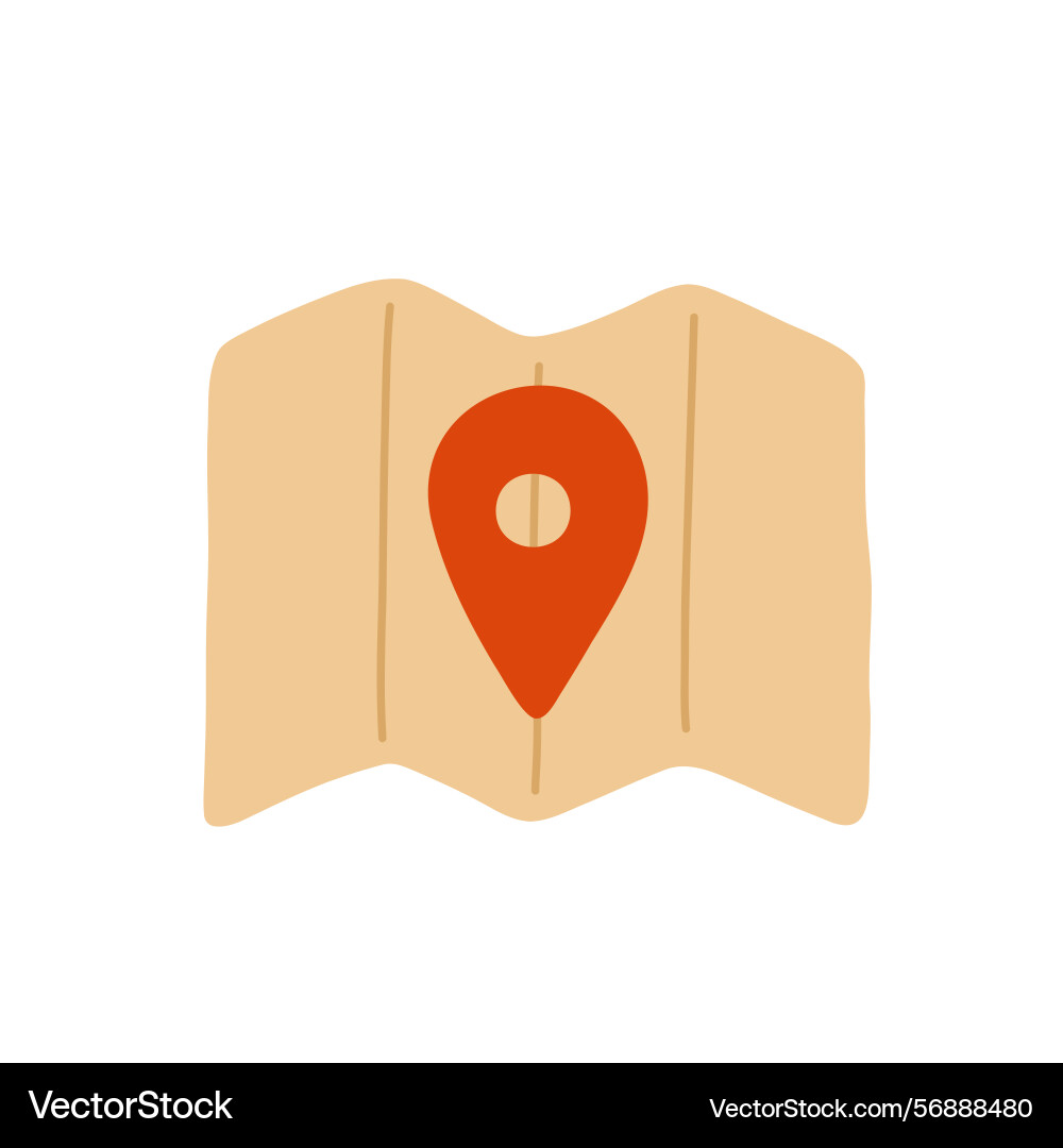 A simple map A simple map vector image